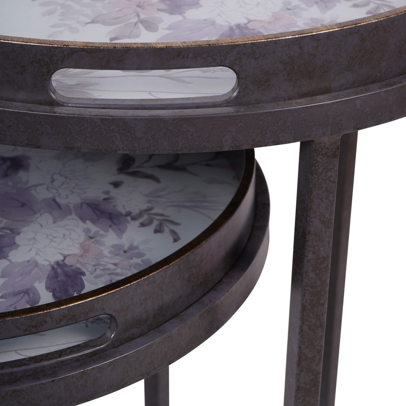 Set of 2 Laura Ashley Linlithgow Tray Side Tables